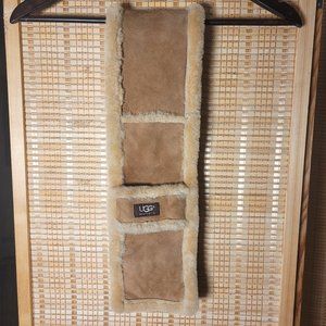 Ugg Australia Suede Shearling Scarf